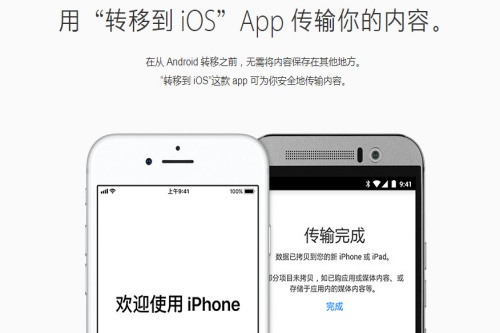 转移到ios