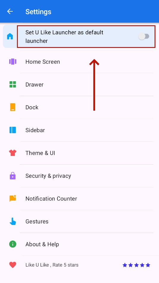 U Like Launcher