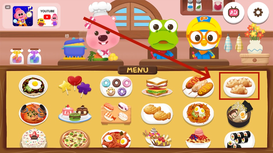 Pororo Cooking Game³³