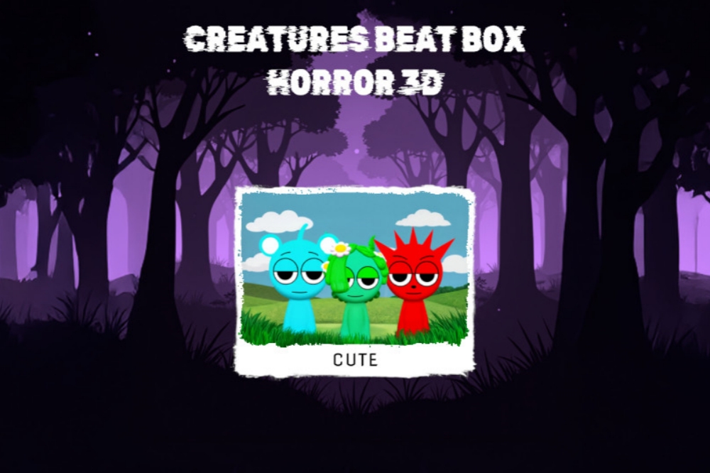 Sprunki 3DCreatures Beat Box Horror 3D