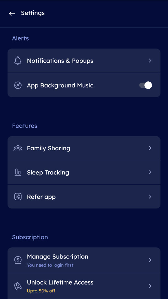 ƽ˯߸Calm Sleep Tracker׿ͼ0