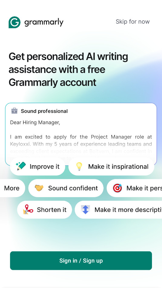 Grammarly Keyboard°ͼ5