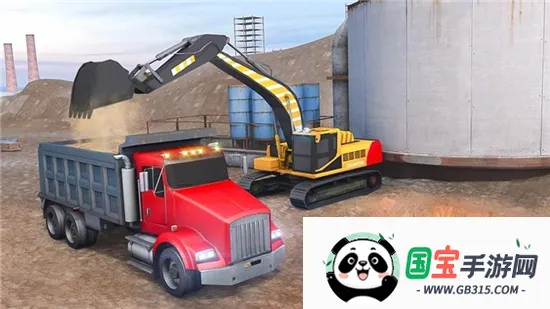 工地挖掘机模拟器(挖掘机模拟)截图0