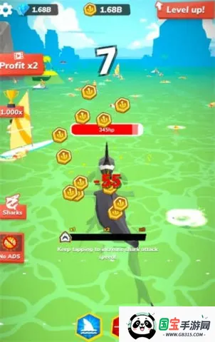 贪吃大白鲨安卓版手机版v5.8 官方正版截图3