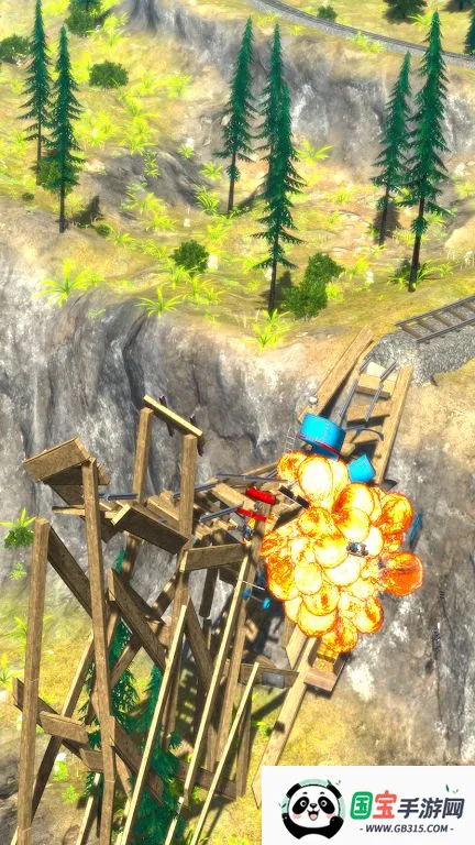 弹弓火车(火车破坏游戏)v0.1 免费版截图4