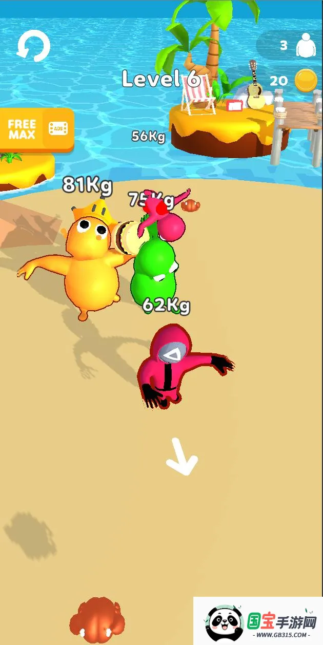 彩虹朋友身体战斗(彩虹朋友战斗游戏)v0.1 安卓版截图4