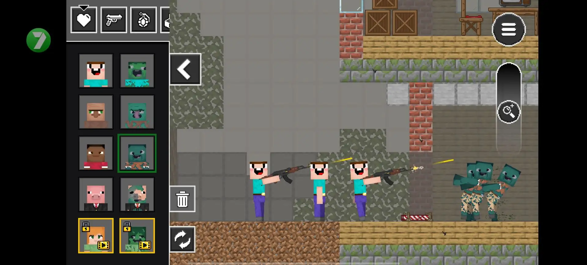 火柴人僵尸游乐场(火柴人僵尸游戏)v1.0.1 手机版截图4