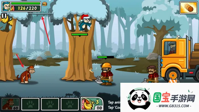 森林防御战猴子传奇