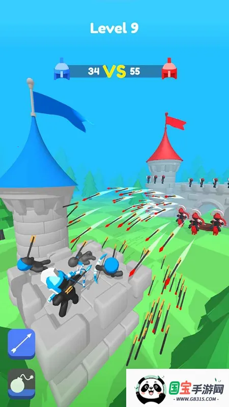 Merge Archers融合弓箭手城堡防卫战(火柴人射箭游戏) Merge Archers融合弓箭手城堡防卫战(火柴人射箭游戏)