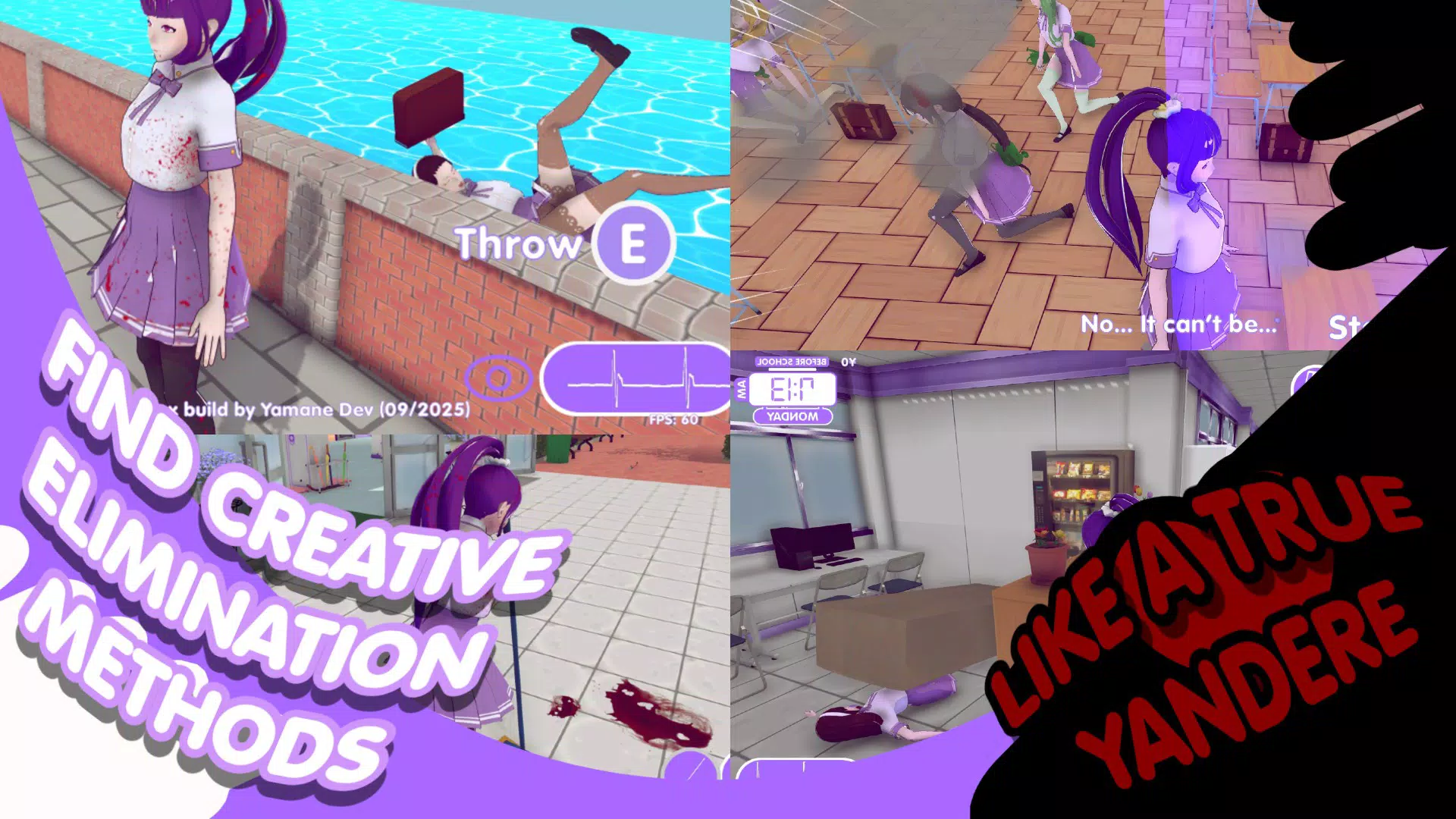 山根的病娇爱情生活(校园模拟游戏)v1.3 手机版截图4