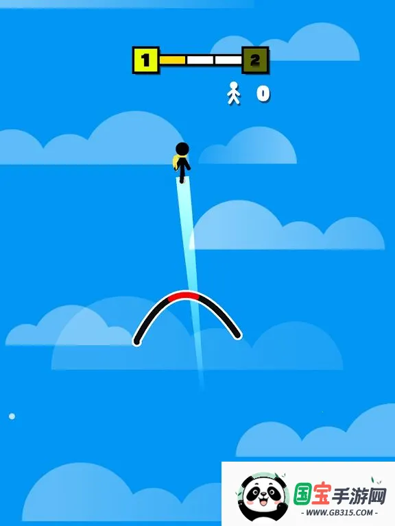 弹力火柴人(火柴人跳跃游戏)v1.0 免费版截图1