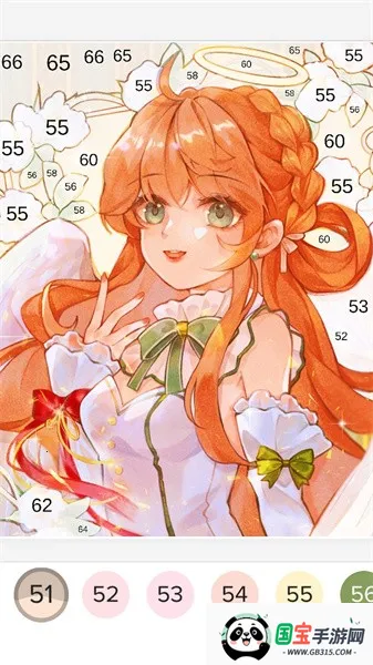 趣味数字涂色 趣味数字涂色