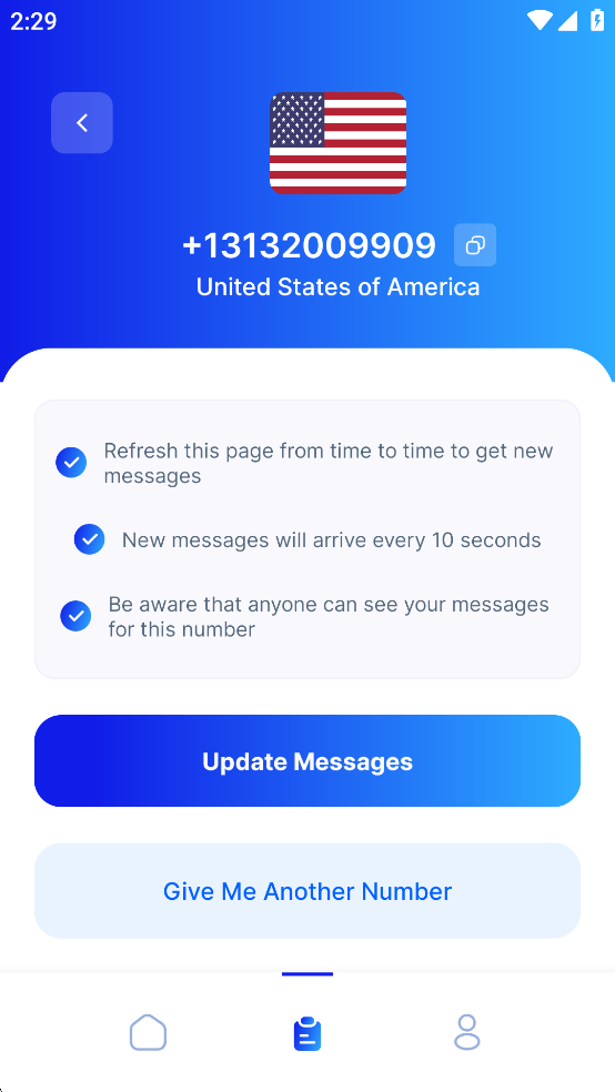 Receive-SMS免费验证码接收平台v8.2截图1