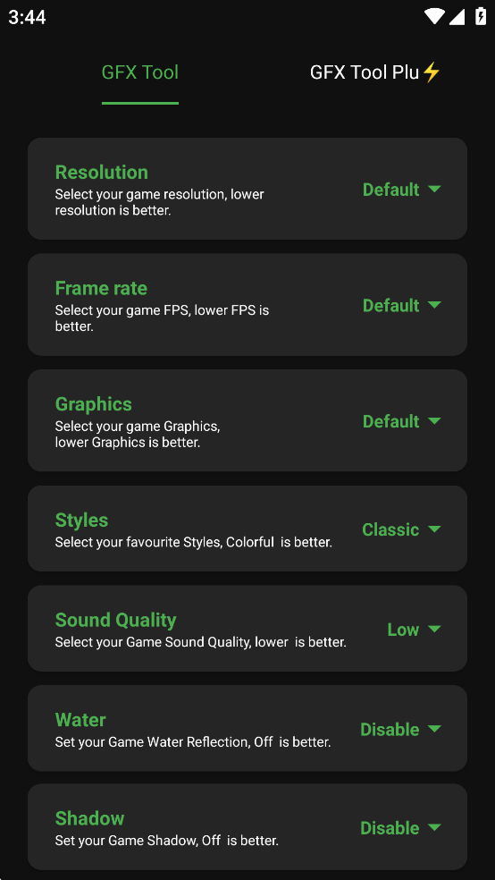 Battle GFX Tool Pro免费版v30.5.0截图0