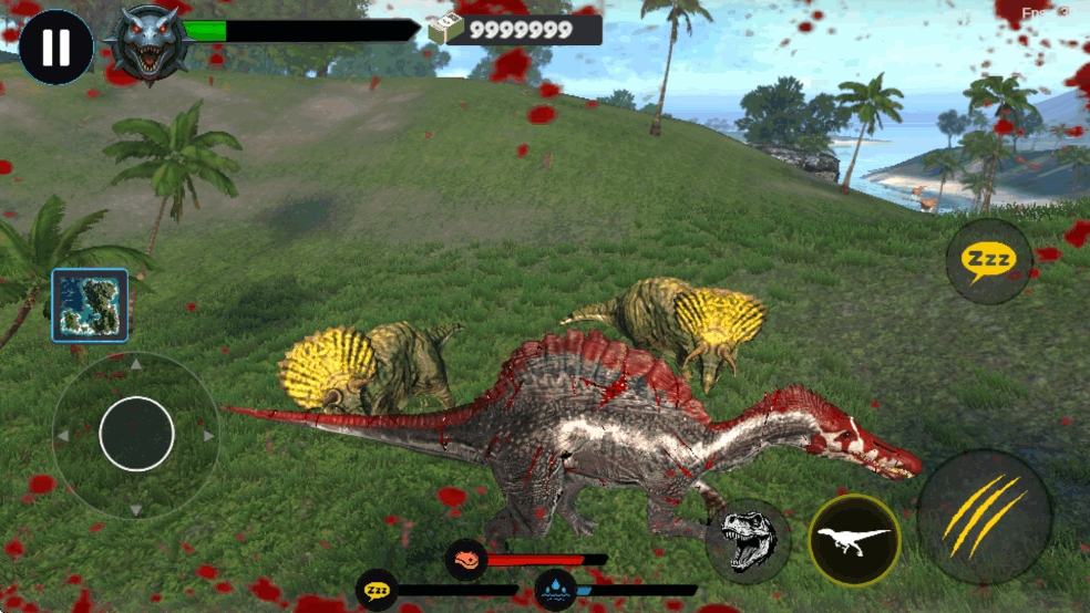 侏罗纪冲突破解版无限金币最新版截图4