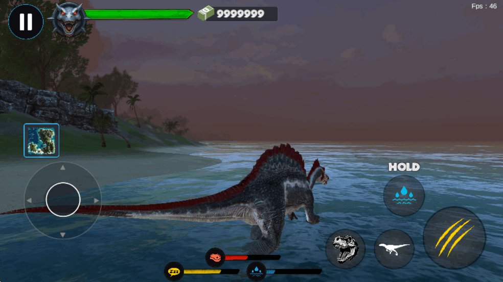 侏罗纪冲突破解版无限金币最新版截图6