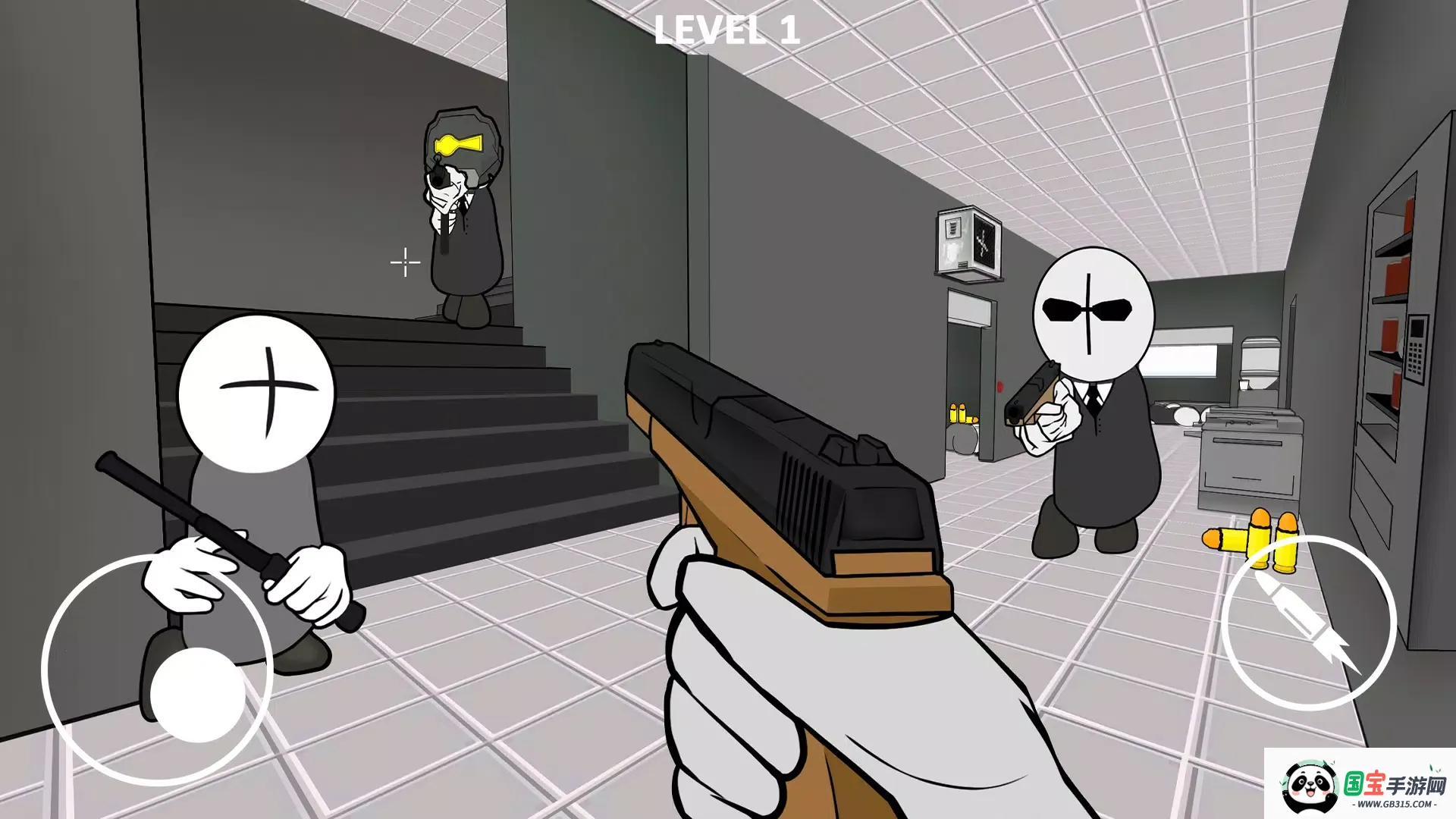 暴力迪吧射击(火柴人射击游戏)v1.0 官方正版截图1