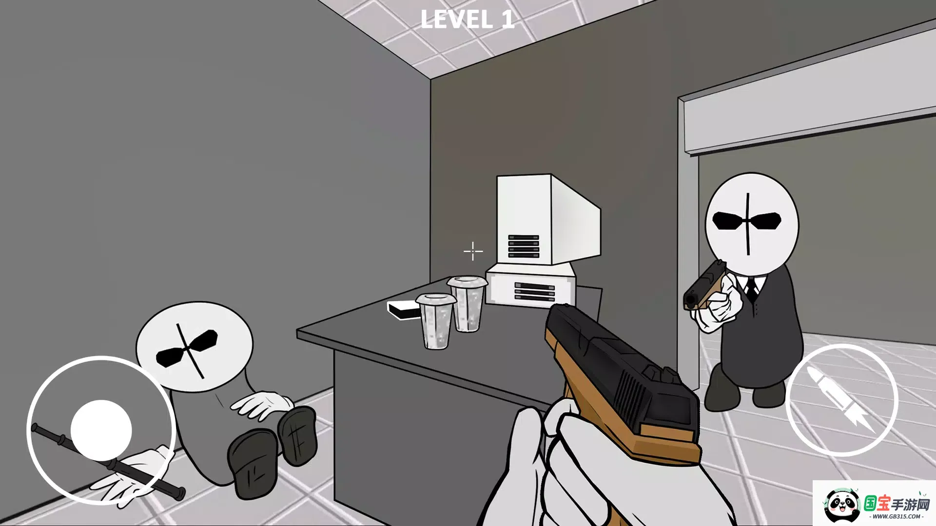 暴力迪吧射击(火柴人射击游戏)v1.0 官方正版截图0