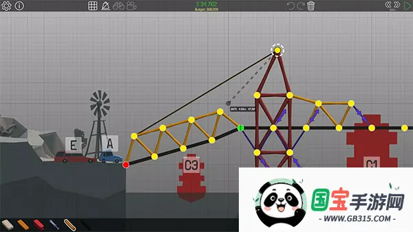 保利桥(桥梁建造游戏)v1.2.2 安卓版截图2
