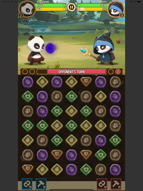 熊猫竞技场:三消对战(熊猫三消益智游戏)v1.0 手机版截图4