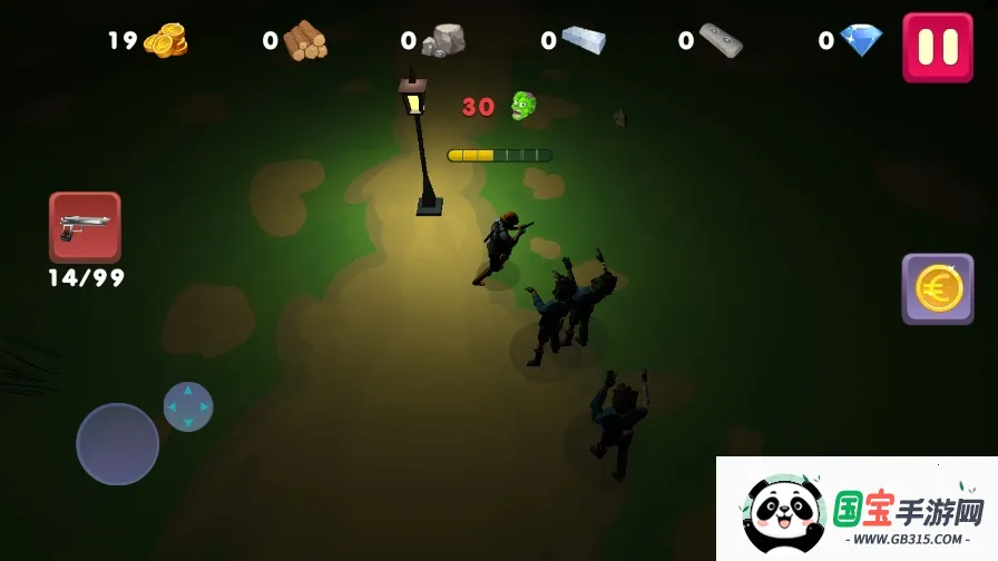 两个家伙与僵尸(僵尸射击小游戏)v0.840 手机版截图0