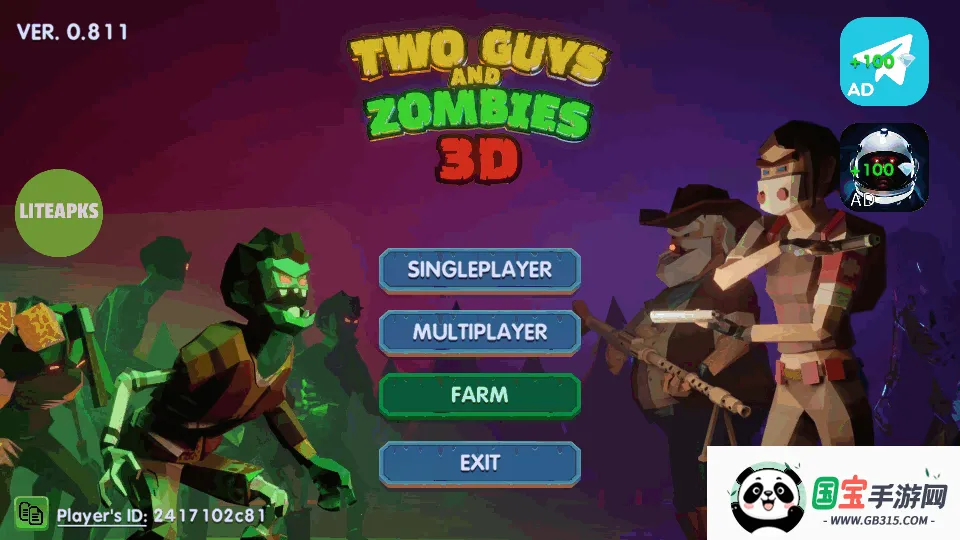 �����һ�ͽ�ʬ���ײ˵�v1.1.3 �ٷ������ͼ0