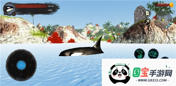 虎鲸模拟器(虎鲸生存模拟游戏)v1.2.5 免费版截图0