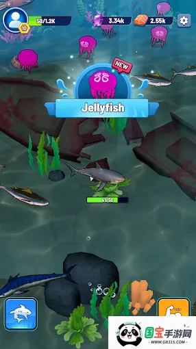 鲨鱼进化吞噬与成长2026最新版本v1.0.1 安卓版截图4