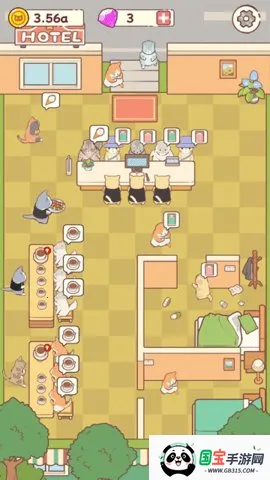 猫咪酒店(猫咪经营游戏)v1.08 免费版截图2