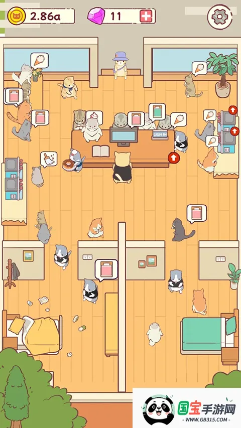 猫咪酒店(猫咪经营游戏)v1.08 免费版截图4