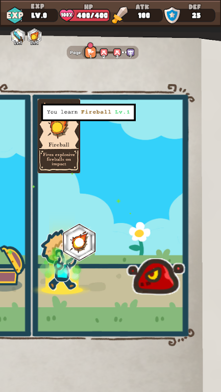 书页之战(魔法书冒险游戏)v0.0.2 手机版截图4