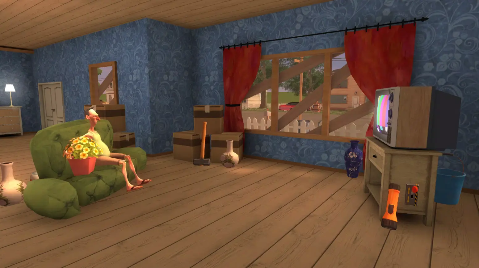 愤怒的邻居黑客菜单版2026最新版本v3.2 手机版截图1