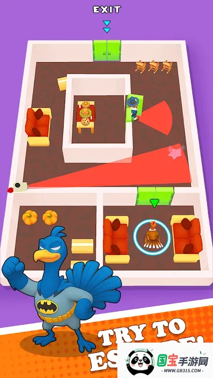 火鸡大逃亡去广告(火鸡逃亡冒险游戏)v0.8 手机版截图2