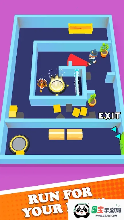 火鸡大逃亡去广告(火鸡逃亡冒险游戏)v0.8 手机版截图3