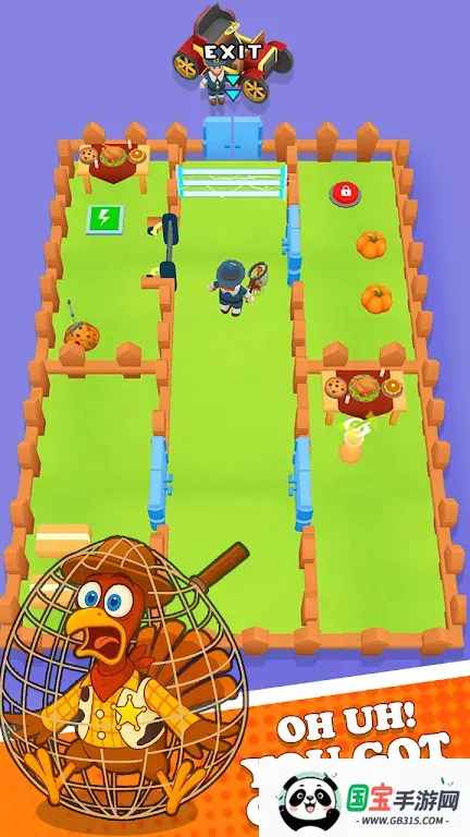 火鸡大逃亡去广告(火鸡逃亡冒险游戏)v0.8 手机版截图1