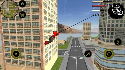 火柴人绳索英雄:起源大量金币2026最新版本v1.0.0 安卓版截图1