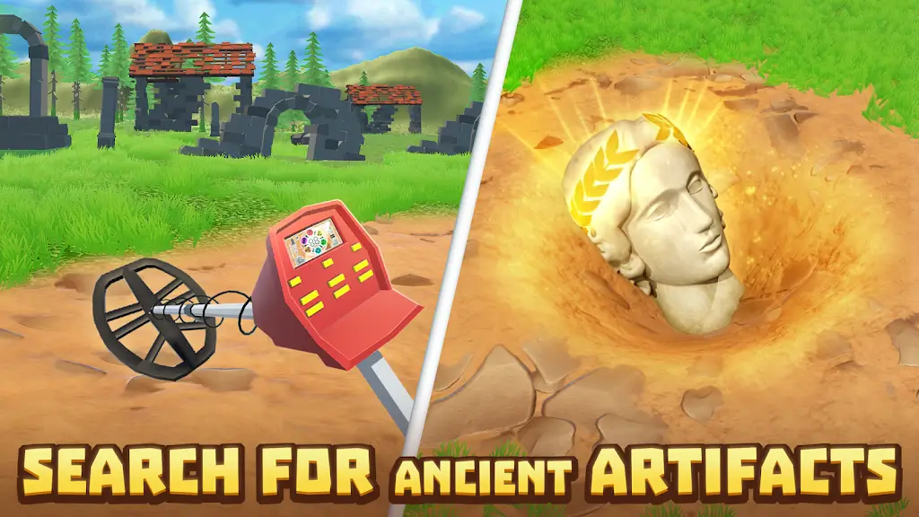 寻宝探测器模拟器3D(考古探险游戏)v0.10.0 免费版截图1