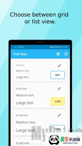 Font Size(�ֻ������������)