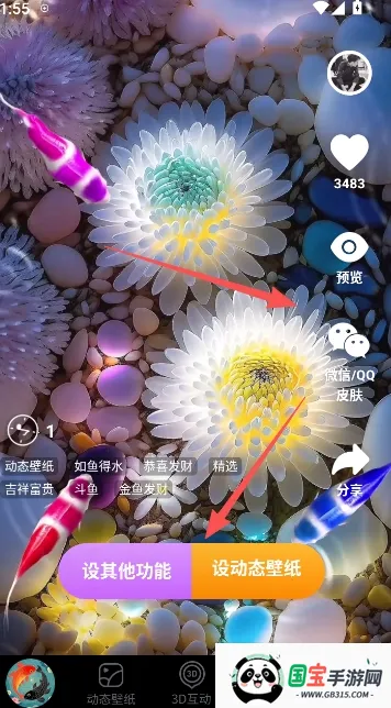 锦鲤金鱼壁纸(壁纸软件功能全) 锦鲤金鱼壁纸(壁纸软件功能全)