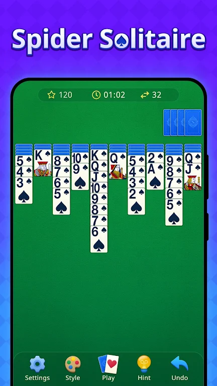 经典纸牌:蜘蛛接龙2026官方正版v1.0.1 安卓版截图4