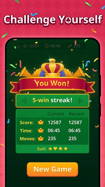 经典纸牌:蜘蛛接龙2026官方正版v1.0.1 安卓版截图1