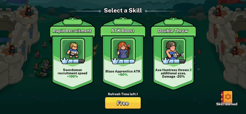 勇士冲锋:肉鸽之战(肉鸽策略对战游戏)v0.2.5.318 手机版截图2