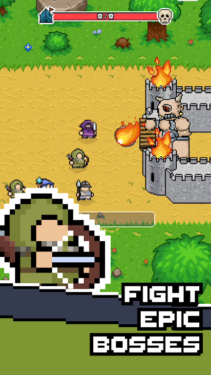 滑动合成骑士(合成战斗策略游戏)v0.1.10 安卓版截图1