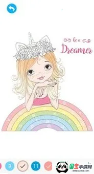 Cute girl coloring books(������ɫ��Ϸ)v1.2.1 �ֻ����ͼ0