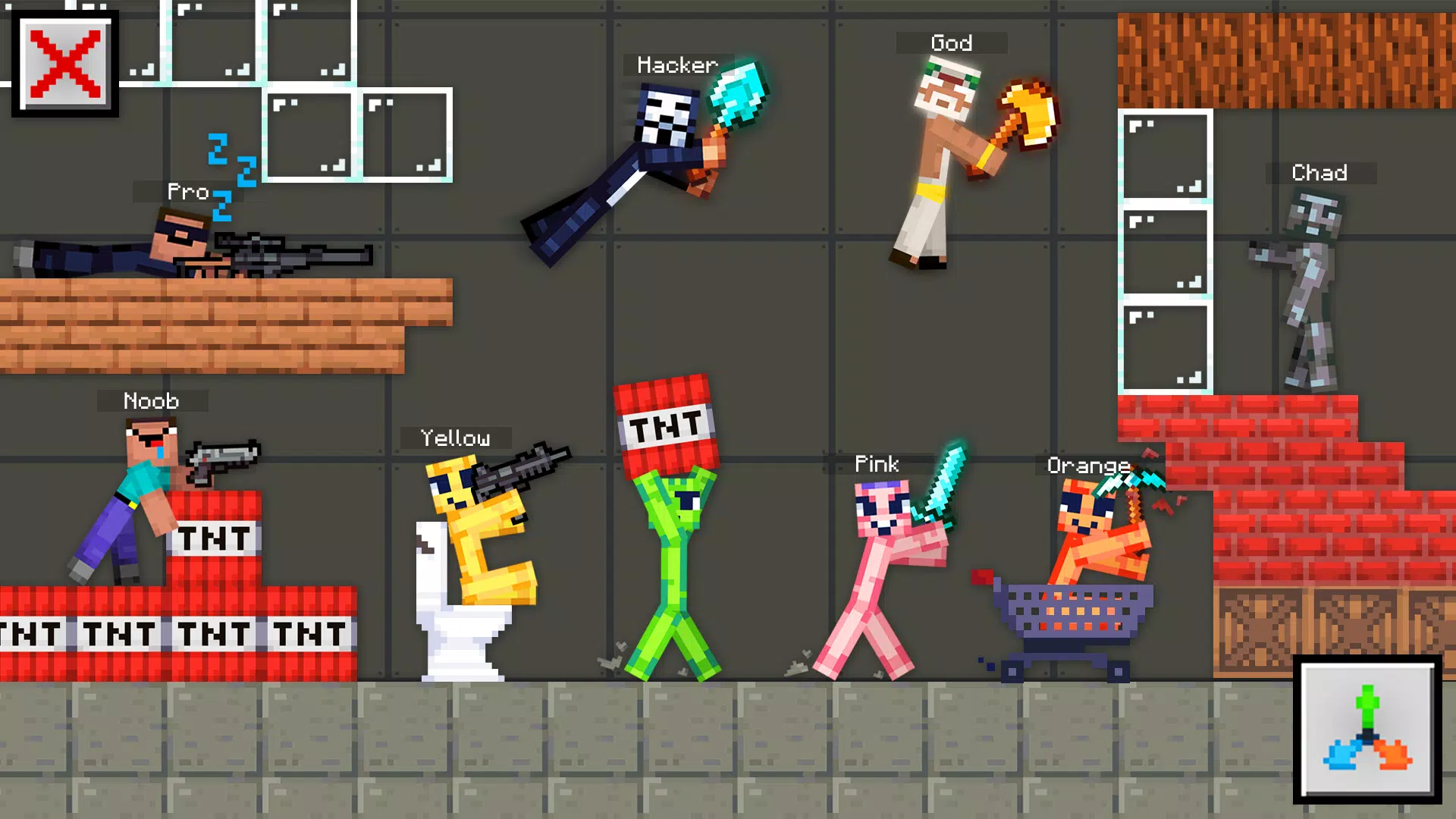 甜瓜工艺:布娃娃沙盒(物理沙盒游戏)v0.4 安卓版截图0