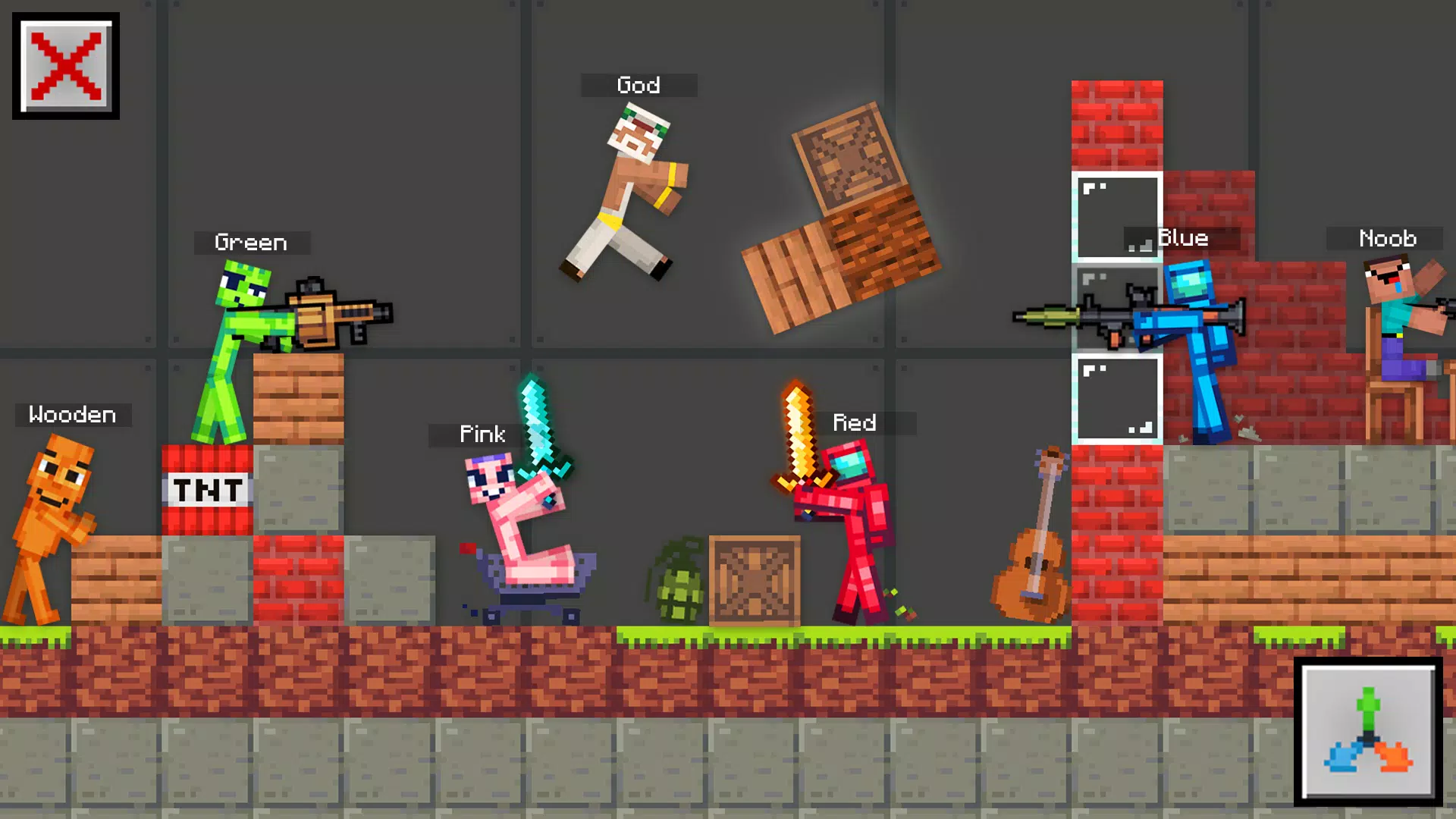 甜瓜工艺:布娃娃沙盒(物理沙盒游戏)v0.4 安卓版截图3